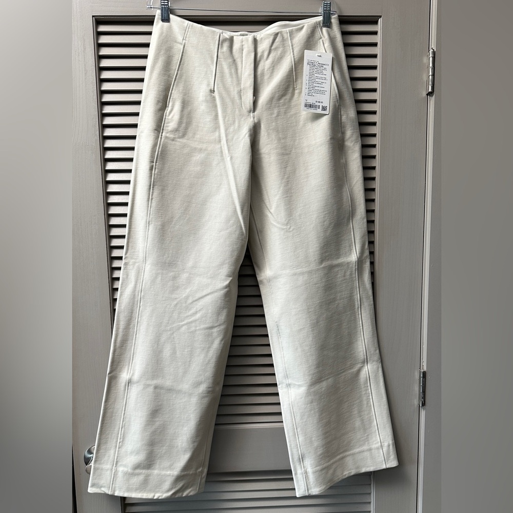 Lululemon Utilitech Relaxed-Fit Mid-Rise Trouser Bone sz12 #0020 - Picture 2 of 5
